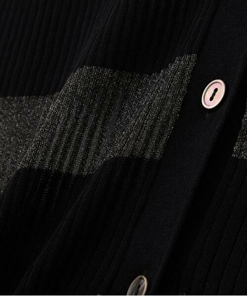 PINKY & DIANNE / ピンキーアンドダイアン カーディガン・ボレロ | リブシアーボーダーカーディガン | 詳細18