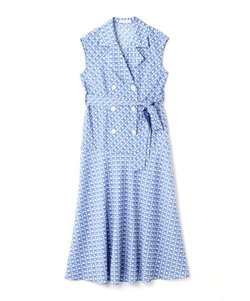 PINKY & DIANNE / ピンキーアンドダイアン ミニ丈・ひざ丈ワンピース | ジオメトリックプリントワンピース | 詳細1