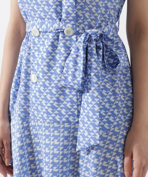 PINKY & DIANNE / ピンキーアンドダイアン ミニ丈・ひざ丈ワンピース | ジオメトリックプリントワンピース | 詳細10