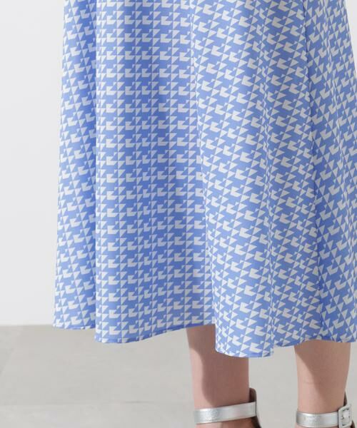 PINKY & DIANNE / ピンキーアンドダイアン ミニ丈・ひざ丈ワンピース | ジオメトリックプリントワンピース | 詳細11