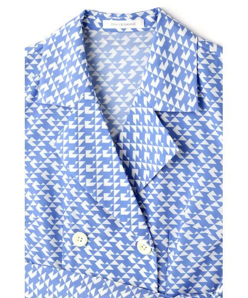 PINKY & DIANNE / ピンキーアンドダイアン ミニ丈・ひざ丈ワンピース | ジオメトリックプリントワンピース | 詳細12