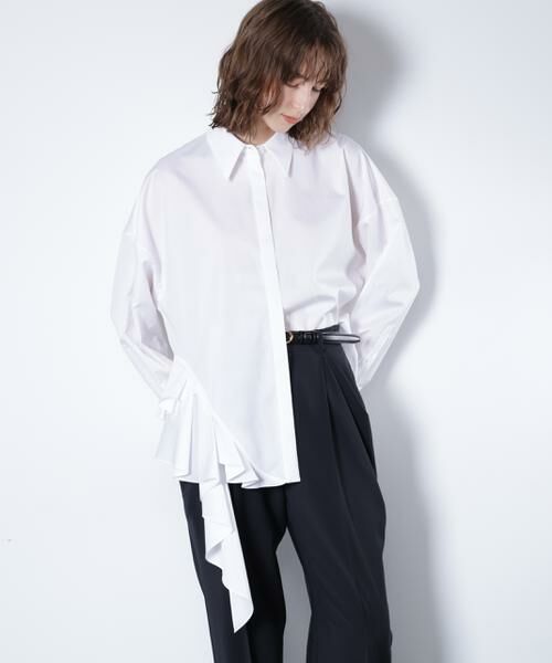 PINKY & DIANNE / ピンキーアンドダイアン シャツ・ブラウス | ラッフルシャツ_ | 詳細2