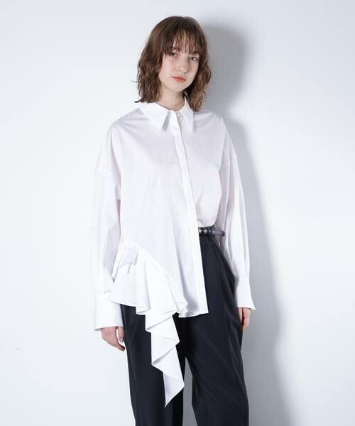 PINKY & DIANNE / ピンキーアンドダイアン シャツ・ブラウス | ラッフルシャツ_ | 詳細3