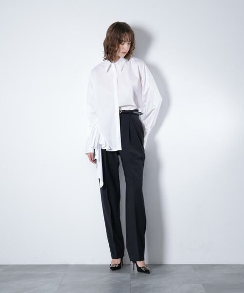 PINKY & DIANNE / ピンキーアンドダイアン シャツ・ブラウス | ラッフルシャツ_ | 詳細4