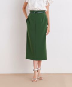 PINKY & DIANNE / ピンキーアンドダイアン スカート | ベルト付きストレッチスカート