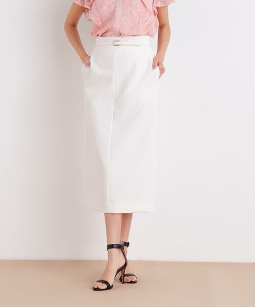 PINKY & DIANNE / ピンキーアンドダイアン スカート | ベルト付きストレッチスカート | 詳細2