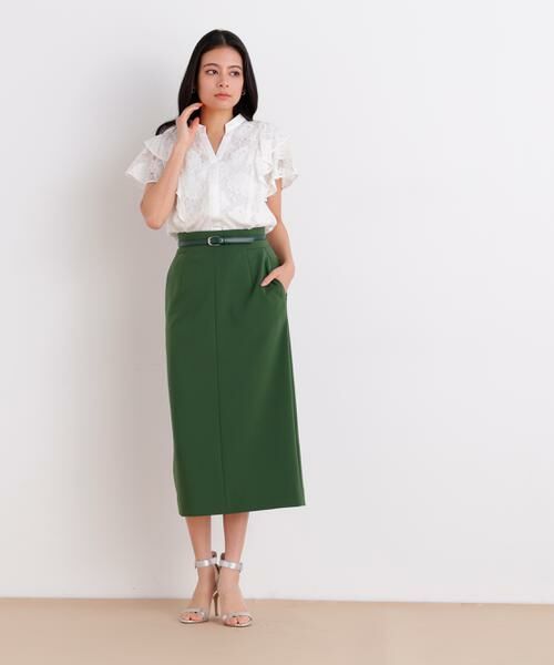 PINKY & DIANNE / ピンキーアンドダイアン スカート | ベルト付きストレッチスカート | 詳細16