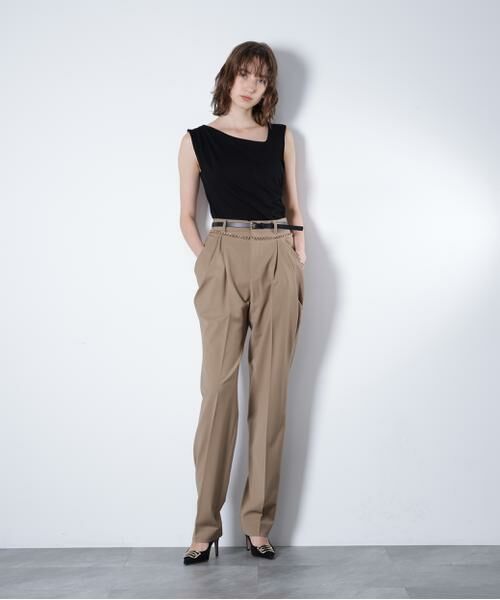 PINKY & DIANNE / ピンキーアンドダイアン パンツ | タックポケットパンツ_ | 詳細12