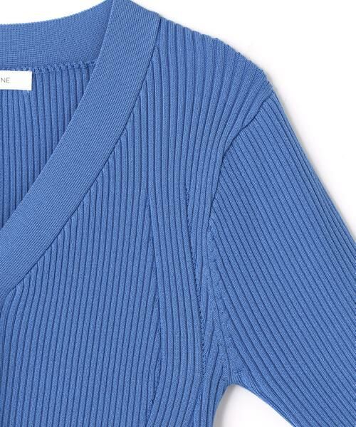 PINKY & DIANNE / ピンキーアンドダイアン カーディガン・ボレロ | リブニットＶネックカーディガン | 詳細3