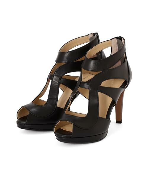 PINKY & DIANNE / ピンキーアンドダイアン シューズ | スムースレザーカッティングサンダル | 詳細2