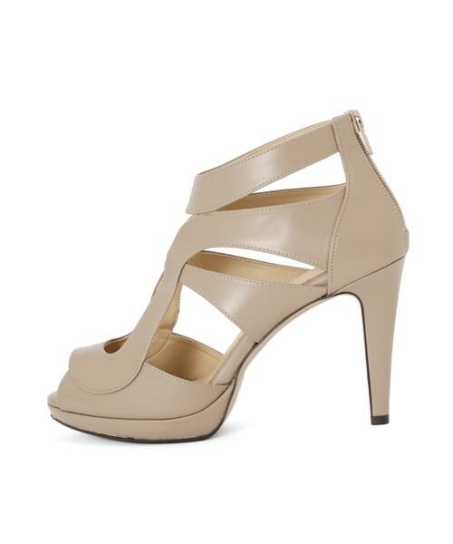 PINKY & DIANNE / ピンキーアンドダイアン シューズ | スムースレザーカッティングサンダル | 詳細4