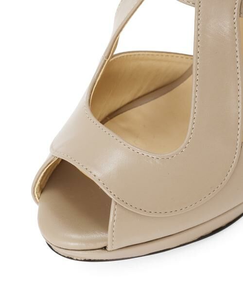 PINKY & DIANNE / ピンキーアンドダイアン シューズ | スムースレザーカッティングサンダル | 詳細6