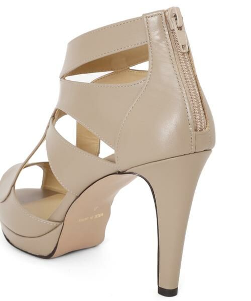 PINKY & DIANNE / ピンキーアンドダイアン シューズ | スムースレザーカッティングサンダル | 詳細8