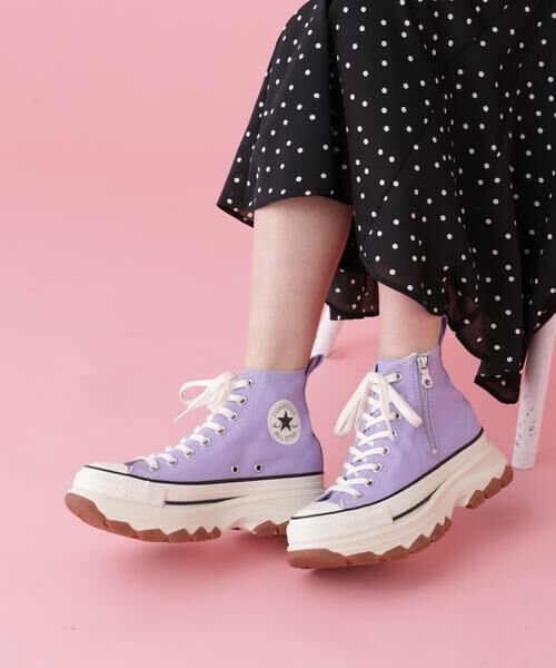 PINKY & DIANNE / ピンキーアンドダイアン シューズ | ［WEB限定］［ CONVERSE ］ALL STAR TREKWAVE Z HI（パープル系1）