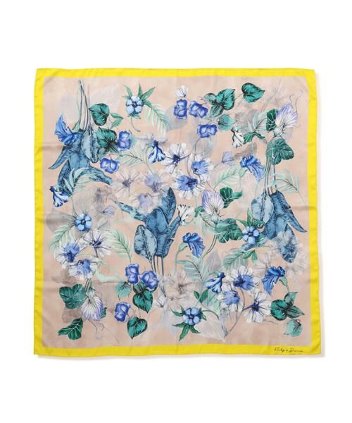 PINKY & DIANNE / ピンキーアンドダイアン マフラー・ショール・スヌード・ストール | ボタニカルアートプリントスカーフ | 詳細8