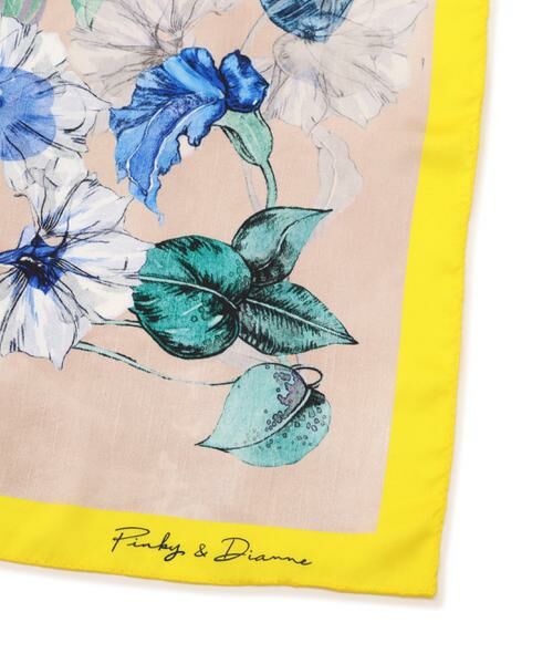 PINKY & DIANNE / ピンキーアンドダイアン マフラー・ショール・スヌード・ストール | ボタニカルアートプリントスカーフ | 詳細9