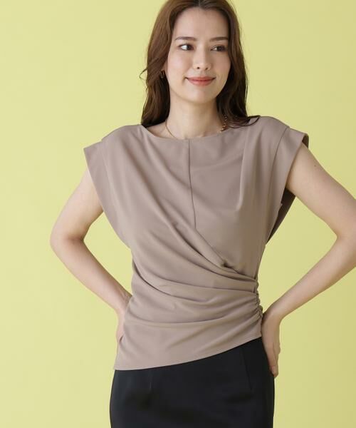 PINKY & DIANNE / ピンキーアンドダイアン シャツ・ブラウス | マットポンチドレープトップス | 詳細3