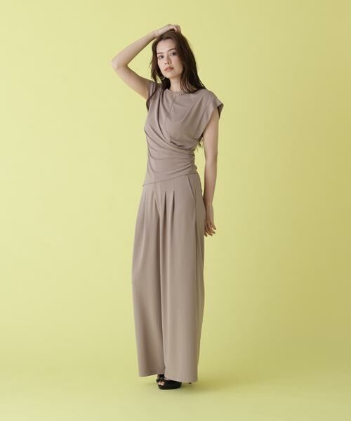 PINKY & DIANNE / ピンキーアンドダイアン シャツ・ブラウス | マットポンチドレープトップス | 詳細4