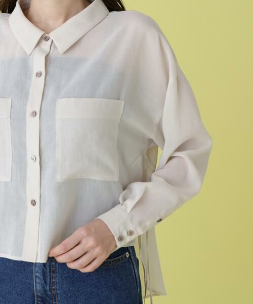 PINKY & DIANNE / ピンキーアンドダイアン シャツ・ブラウス | シアーシャツ | 詳細18