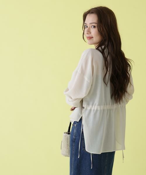 PINKY & DIANNE / ピンキーアンドダイアン シャツ・ブラウス | シアーシャツ | 詳細10