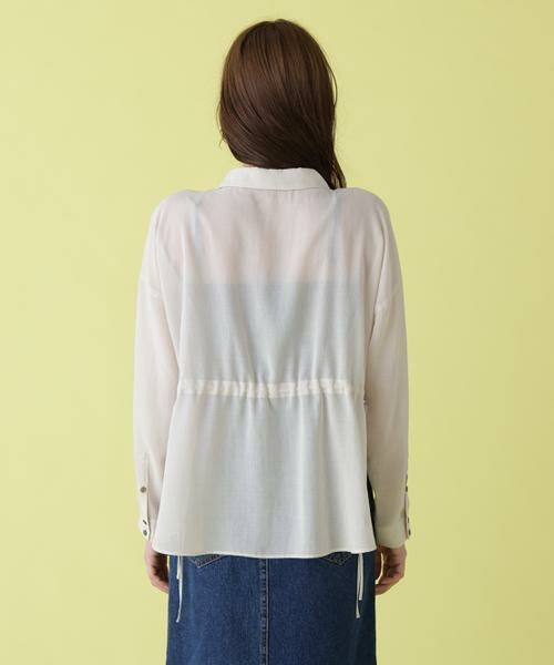 PINKY & DIANNE / ピンキーアンドダイアン シャツ・ブラウス | シアーシャツ | 詳細16