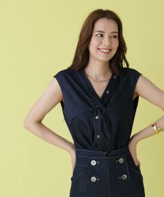 PINKY & DIANNE / ピンキーアンドダイアン シャツ・ブラウス | フロントクロスブラウス