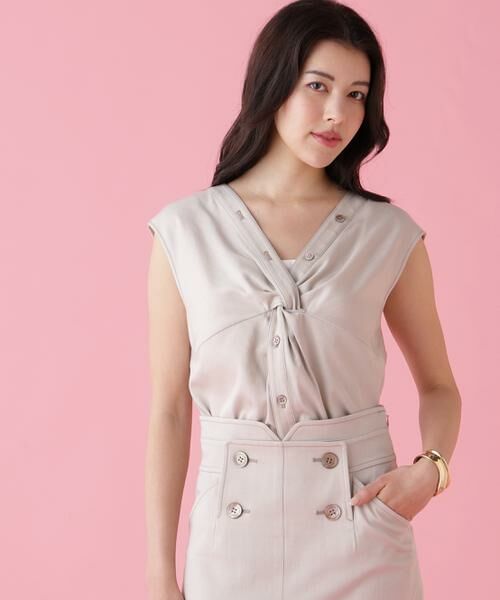 PINKY & DIANNE / ピンキーアンドダイアン シャツ・ブラウス | フロントクロスブラウス | 詳細14