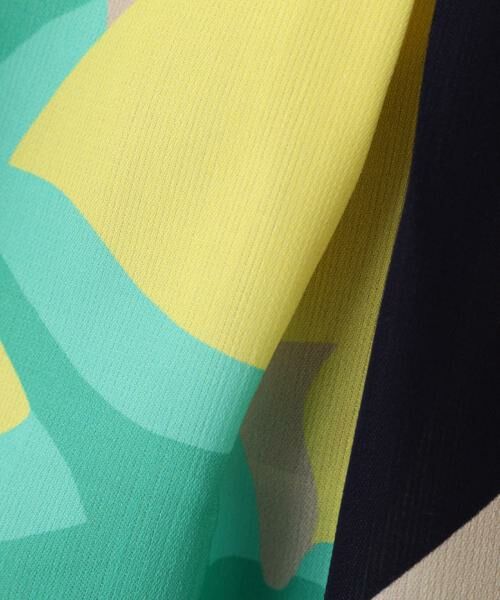 PINKY & DIANNE / ピンキーアンドダイアン シャツ・ブラウス | シェードリーフプリントＶネックブラウス | 詳細22