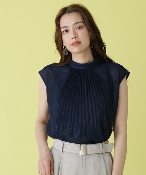 PINKY & DIANNE / ピンキーアンドダイアン シャツ・ブラウス | レースプリーツブラウス | 詳細2