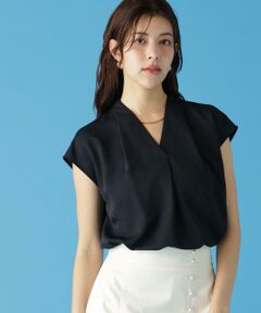 PINKY & DIANNE / ピンキーアンドダイアン シャツ・ブラウス | チョーカー付きＶネックブラウス