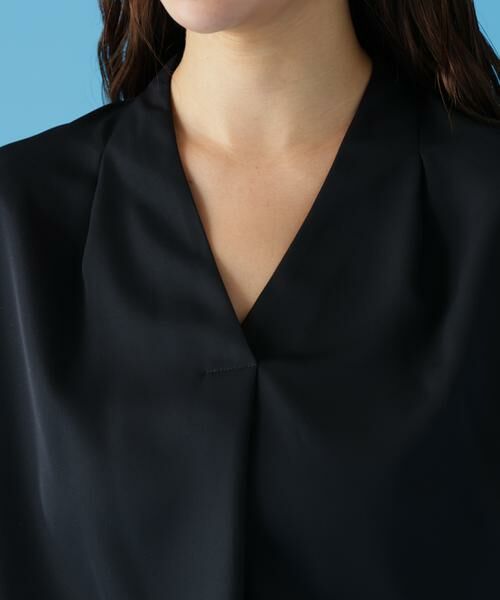 PINKY & DIANNE / ピンキーアンドダイアン シャツ・ブラウス | チョーカー付きＶネックブラウス | 詳細14