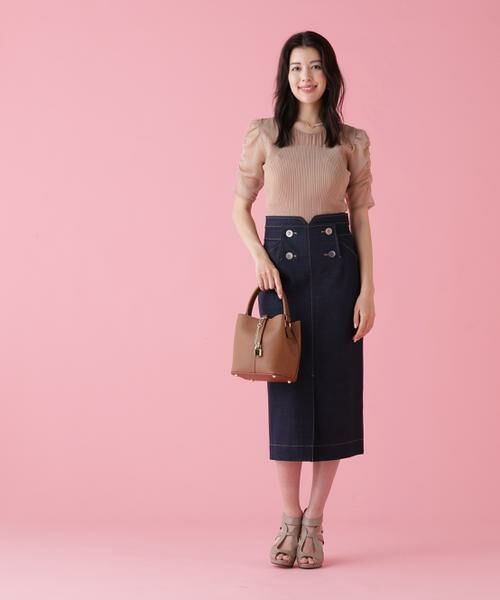 PINKY & DIANNE / ピンキーアンドダイアン スカート | ボタンアクセントスカート | 詳細7