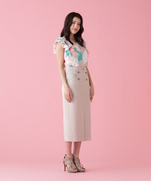 PINKY & DIANNE / ピンキーアンドダイアン スカート | ボタンアクセントスカート | 詳細19