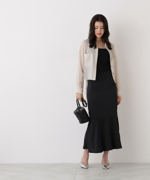 PINKY & DIANNE / ピンキーアンドダイアン スカート | ヴィンテージサテンマーメイドスカート | 詳細6