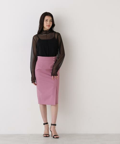 PINKY & DIANNE / ピンキーアンドダイアン スカート | シルバーボタンスカート | 詳細8