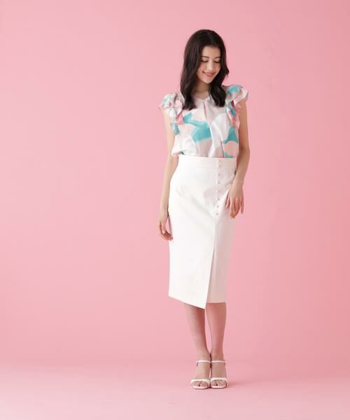 PINKY & DIANNE / ピンキーアンドダイアン スカート | シルバーボタンスカート | 詳細22