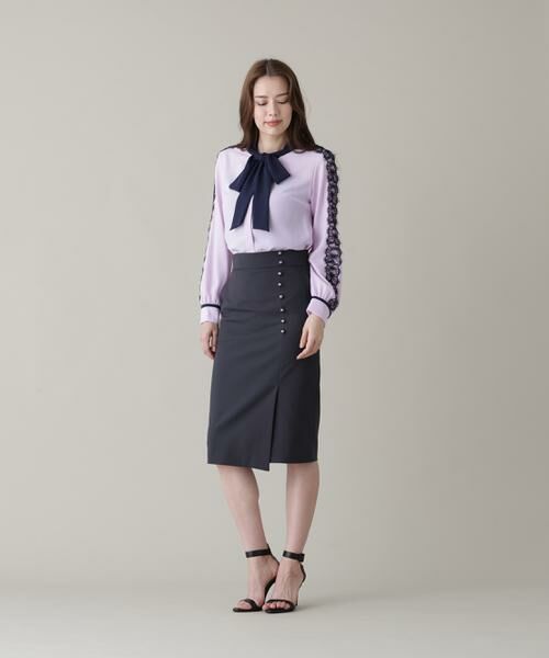 PINKY & DIANNE / ピンキーアンドダイアン スカート | シルバーボタンスカート | 詳細30