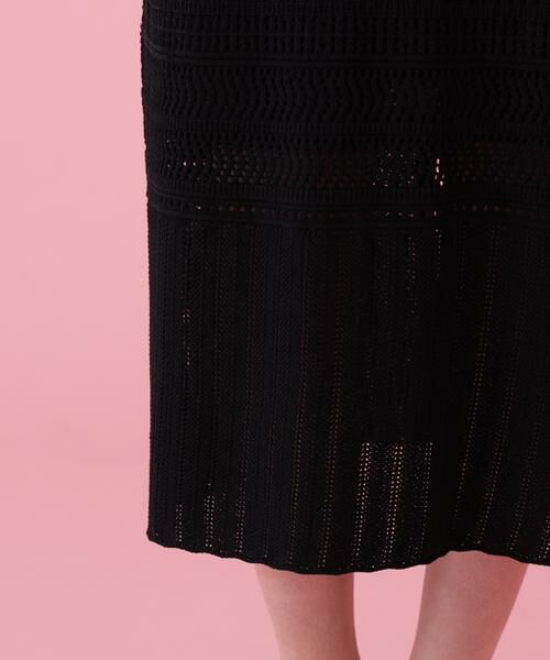 PINKY & DIANNE / ピンキーアンドダイアン スカート | メッシュニットスカート | 詳細10
