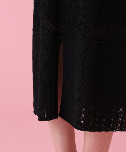 PINKY & DIANNE / ピンキーアンドダイアン スカート | メッシュニットスカート | 詳細11