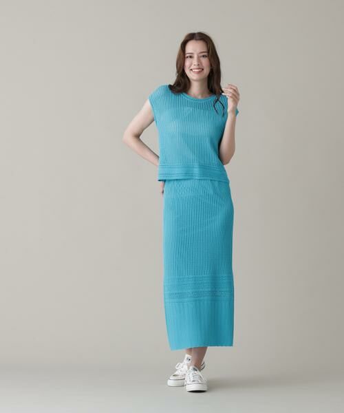 PINKY & DIANNE / ピンキーアンドダイアン スカート | メッシュニットスカート | 詳細16