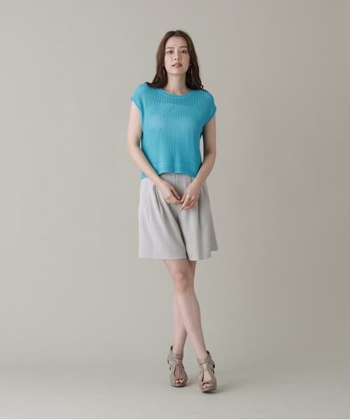 PINKY & DIANNE / ピンキーアンドダイアン パンツ | スラブツイルショートパンツ | 詳細16