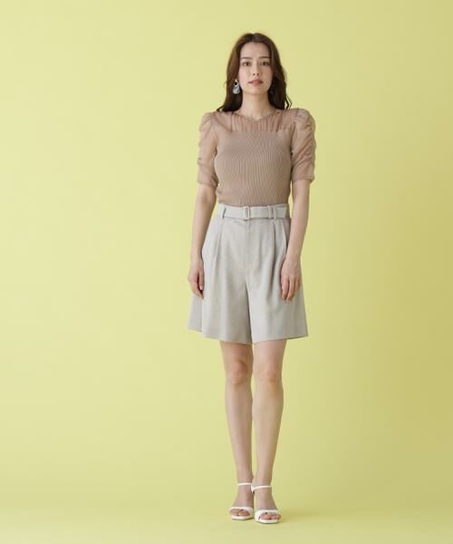 PINKY & DIANNE / ピンキーアンドダイアン パンツ | スラブツイルショートパンツ | 詳細18