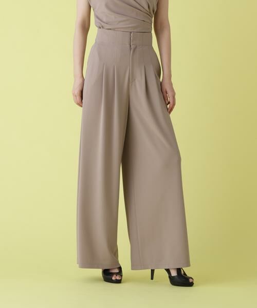PINKY & DIANNE / ピンキーアンドダイアン パンツ | マットポンチフレアパンツ | 詳細2