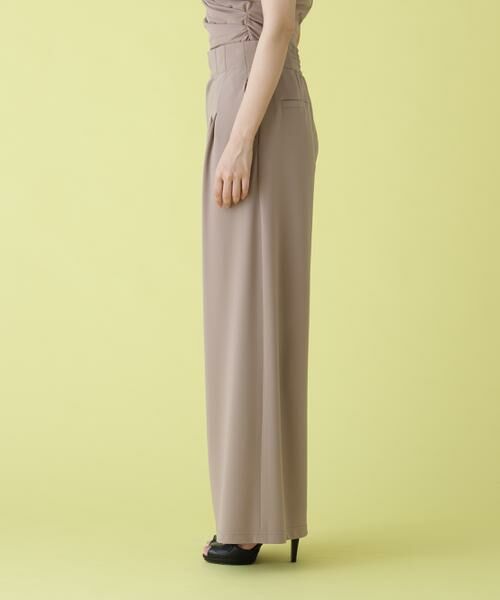 PINKY & DIANNE / ピンキーアンドダイアン パンツ | マットポンチフレアパンツ | 詳細5