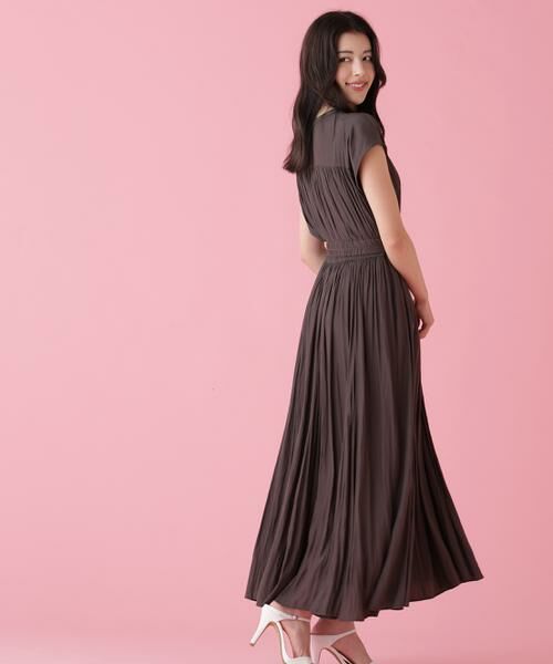 PINKY & DIANNE / ピンキーアンドダイアン ミニ丈・ひざ丈ワンピース | カッセンロングフレアワンピース | 詳細19