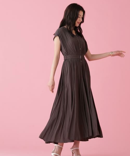 PINKY & DIANNE / ピンキーアンドダイアン ミニ丈・ひざ丈ワンピース | カッセンロングフレアワンピース | 詳細20