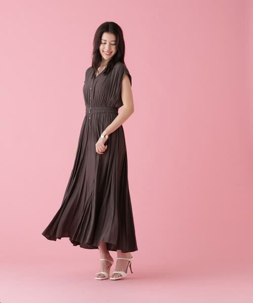 PINKY & DIANNE / ピンキーアンドダイアン ミニ丈・ひざ丈ワンピース | カッセンロングフレアワンピース | 詳細21