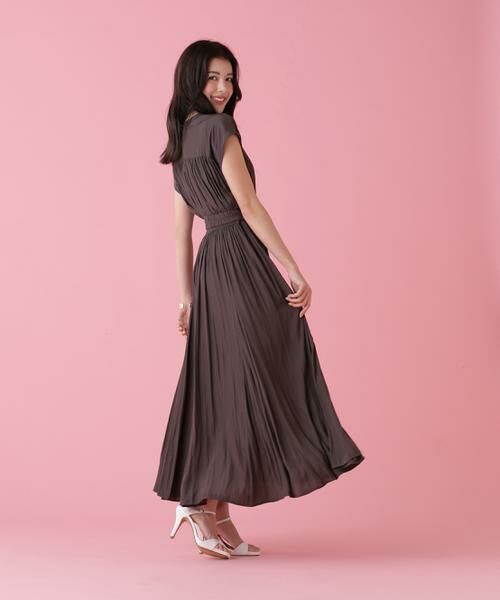 PINKY & DIANNE / ピンキーアンドダイアン ミニ丈・ひざ丈ワンピース | カッセンロングフレアワンピース | 詳細22