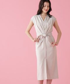 PINKY & DIANNE / ピンキーアンドダイアン ミニ丈・ひざ丈ワンピース | ウエストタックワンピース