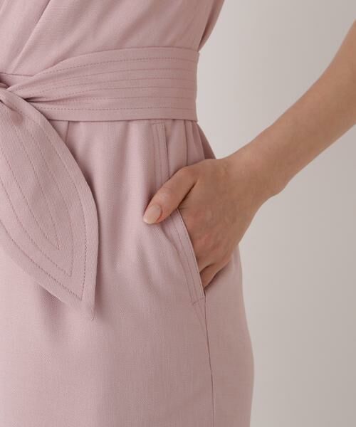 PINKY & DIANNE / ピンキーアンドダイアン ミニ丈・ひざ丈ワンピース | ウエストタックワンピース | 詳細12